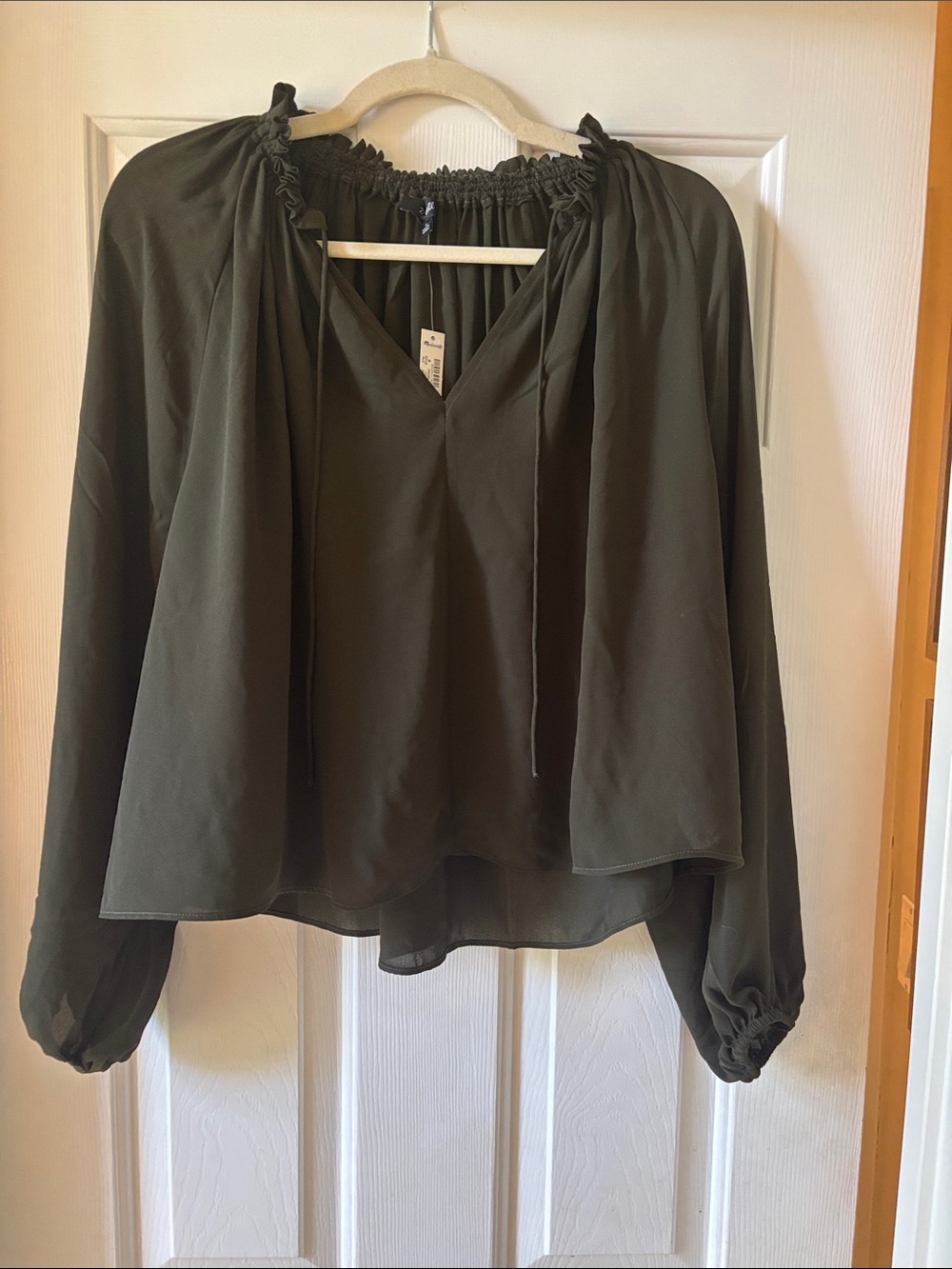 Madewell peasant blouse size M